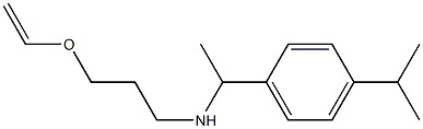 [3-(ethenyloxy)propyl]({1-[4-(propan-2-yl)phenyl]ethyl})amine Structure
