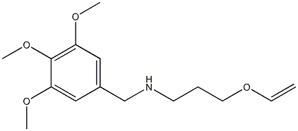 [3-(ethenyloxy)propyl][(3,4,5-trimethoxyphenyl)methyl]amine