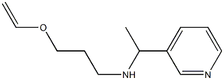 [3-(ethenyloxy)propyl][1-(pyridin-3-yl)ethyl]amine Structure