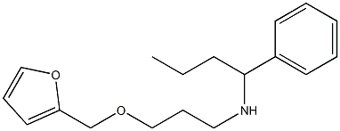 [3-(furan-2-ylmethoxy)propyl](1-phenylbutyl)amine,,结构式