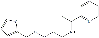 [3-(furan-2-ylmethoxy)propyl][1-(pyridin-2-yl)ethyl]amine Struktur