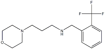 [3-(morpholin-4-yl)propyl]({[2-(trifluoromethyl)phenyl]methyl})amine|
