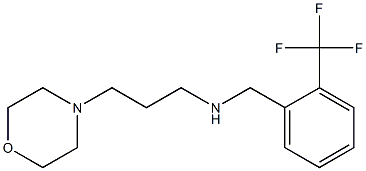  [3-(morpholin-4-yl)propyl]({[2-(trifluoromethyl)phenyl]methyl})amine