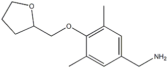  [3,5-dimethyl-4-(oxolan-2-ylmethoxy)phenyl]methanamine
