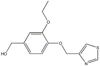 [3-ethoxy-4-(1,3-thiazol-4-ylmethoxy)phenyl]methanol