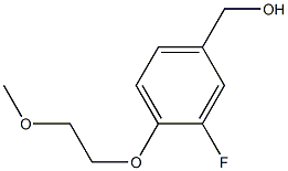 [3-fluoro-4-(2-methoxyethoxy)phenyl]methanol