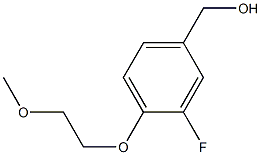 [3-fluoro-4-(2-methoxyethoxy)phenyl]methanol|