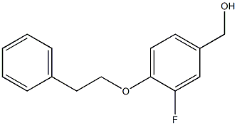 [3-fluoro-4-(2-phenylethoxy)phenyl]methanol Structure