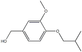 [3-methoxy-4-(2-methylpropoxy)phenyl]methanol Struktur