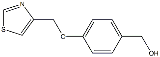 [4-(1,3-thiazol-4-ylmethoxy)phenyl]methanol Structure