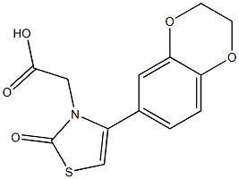 [4-(2,3-dihydro-1,4-benzodioxin-6-yl)-2-oxo-1,3-thiazol-3(2H)-yl]acetic acid