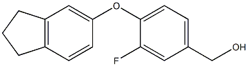 [4-(2,3-dihydro-1H-inden-5-yloxy)-3-fluorophenyl]methanol