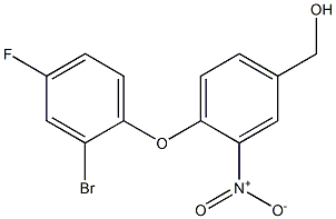 [4-(2-bromo-4-fluorophenoxy)-3-nitrophenyl]methanol|