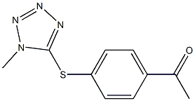  1-{4-[(1-methyl-1H-1,2,3,4-tetrazol-5-yl)sulfanyl]phenyl}ethan-1-one