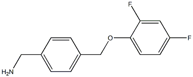 1-{4-[(2,4-difluorophenoxy)methyl]phenyl}methanamine