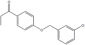  1-{4-[(3-chlorophenyl)methoxy]phenyl}propan-1-one