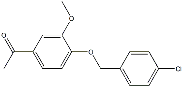 1-{4-[(4-chlorophenyl)methoxy]-3-methoxyphenyl}ethan-1-one