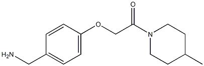 1-{4-[2-(4-methylpiperidin-1-yl)-2-oxoethoxy]phenyl}methanamine