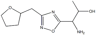 1-amino-1-[3-(oxolan-2-ylmethyl)-1,2,4-oxadiazol-5-yl]propan-2-ol