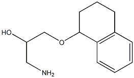 1-amino-3-(1,2,3,4-tetrahydronaphthalen-1-yloxy)propan-2-ol Structure