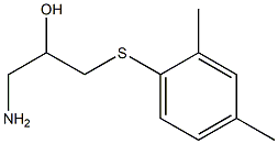 1-amino-3-[(2,4-dimethylphenyl)sulfanyl]propan-2-ol Structure