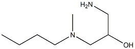 1-amino-3-[butyl(methyl)amino]propan-2-ol Structure