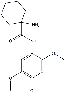 1-amino-N-(4-chloro-2,5-dimethoxyphenyl)cyclohexane-1-carboxamide