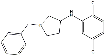 1-benzyl-N-(2,5-dichlorophenyl)pyrrolidin-3-amine Structure