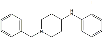 1-benzyl-N-(2-iodophenyl)piperidin-4-amine Struktur