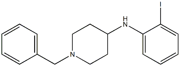 1-benzyl-N-(2-iodophenyl)piperidin-4-amine Structure