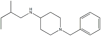 1-benzyl-N-(2-methylbutyl)piperidin-4-amine Structure
