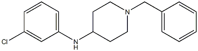 1-benzyl-N-(3-chlorophenyl)piperidin-4-amine Structure