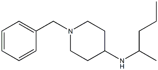 1-benzyl-N-(pentan-2-yl)piperidin-4-amine 结构式