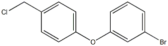 1-bromo-3-[4-(chloromethyl)phenoxy]benzene Structure