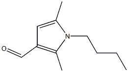 1-butyl-2,5-dimethyl-1H-pyrrole-3-carbaldehyde Struktur