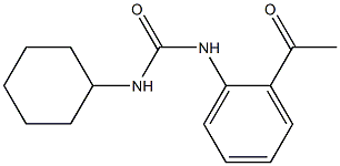 1-cyclohexyl-3-(2-acetylphenyl)urea