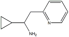 1-cyclopropyl-2-(pyridin-2-yl)ethan-1-amine|