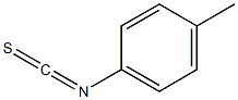 1-isothiocyanato-4-methylbenzene 化学構造式