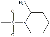 1-methanesulfonylpiperidin-2-amine Structure