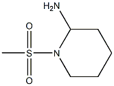 1-methanesulfonylpiperidin-2-amine 结构式