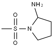 1-methanesulfonylpyrrolidin-2-amine Structure