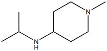 1-methyl-N-(propan-2-yl)piperidin-4-amine,,结构式
