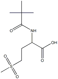 2-(2,2-dimethylpropanamido)-4-methanesulfonylbutanoic acid