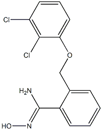 2-(2,3-dichlorophenoxymethyl)-N'-hydroxybenzene-1-carboximidamide Structure