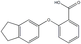 2-(2,3-dihydro-1H-inden-5-yloxy)benzoic acid|