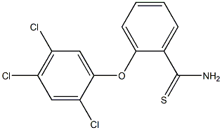 2-(2,4,5-trichlorophenoxy)benzene-1-carbothioamide|
