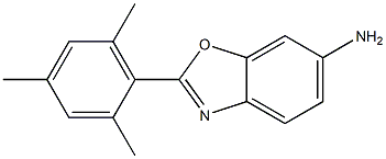 2-(2,4,6-trimethylphenyl)-1,3-benzoxazol-6-amine Structure