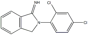2-(2,4-dichlorophenyl)-2,3-dihydro-1H-isoindol-1-imine 化学構造式