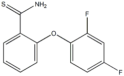 2-(2,4-difluorophenoxy)benzene-1-carbothioamide