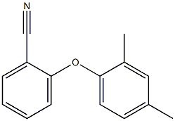 2-(2,4-dimethylphenoxy)benzonitrile 化学構造式